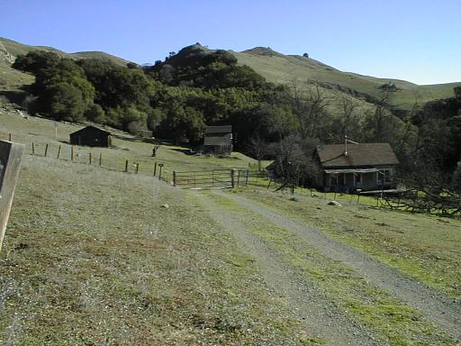 McClure Ranch at the top of Mission Peak, photo by WSR